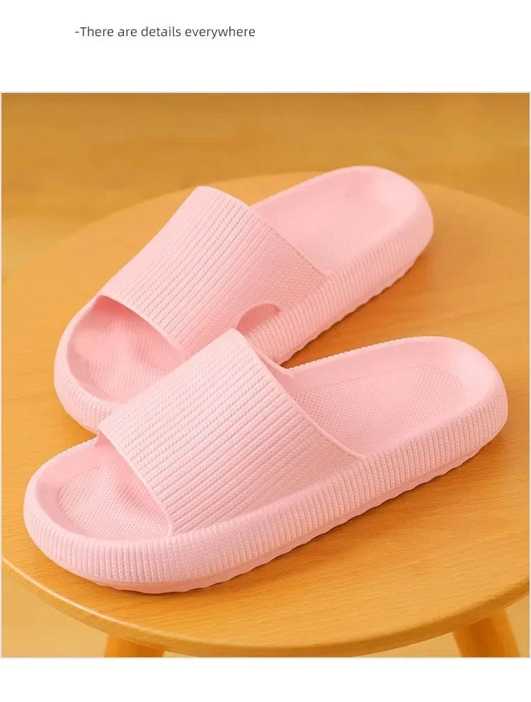 EVA Thick Sole Cloud Comfort Slippers – 4cm Cushioned Sole | Unisex | 11 Colors | Sizes 34–47