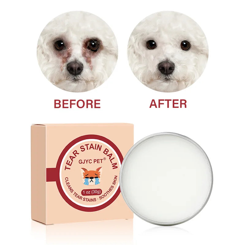 Pet Tear Stain Cleansing Balm for Dogs & Cats