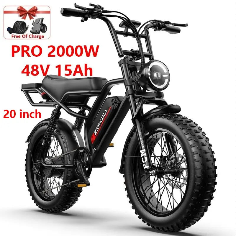 High-Power Electric Bike – Multiple Motor & Battery Options