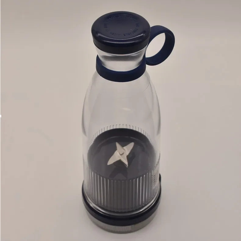 Portable USB Juicer Blender Cup – 6-Blade Rechargeable Smoothie Maker for On-the-Go