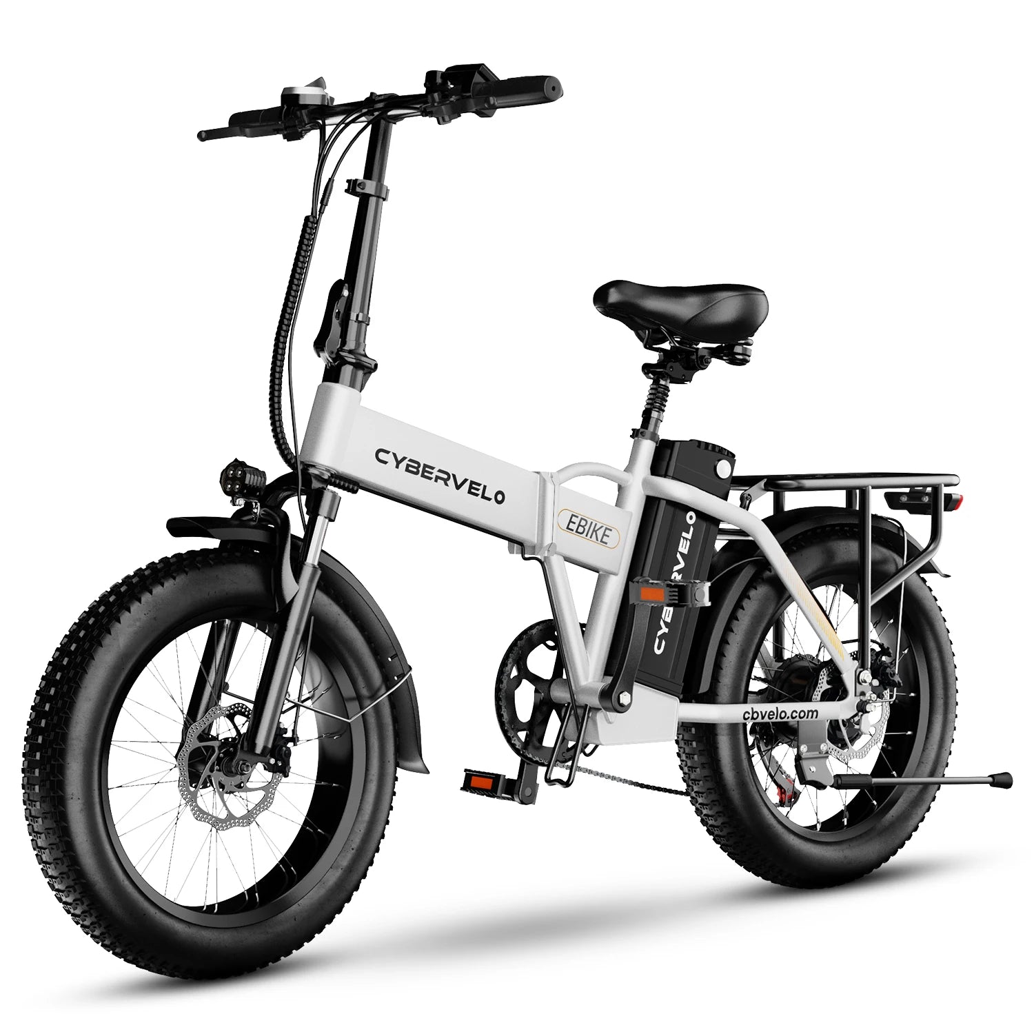 Cybervelo Foldable Fat Tire Electric Bike – 1000W