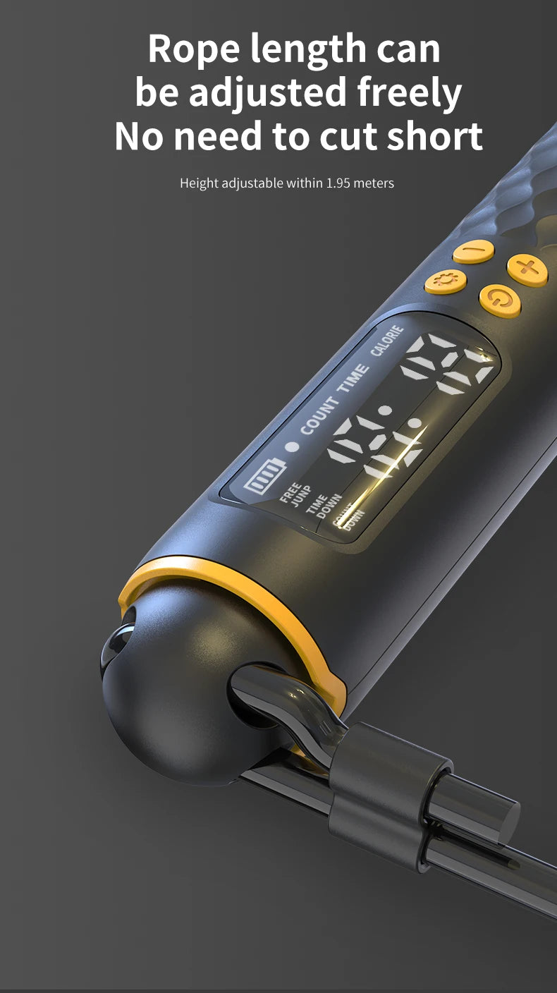 Rechargeable Digital Jump Rope with Calorie Counter
