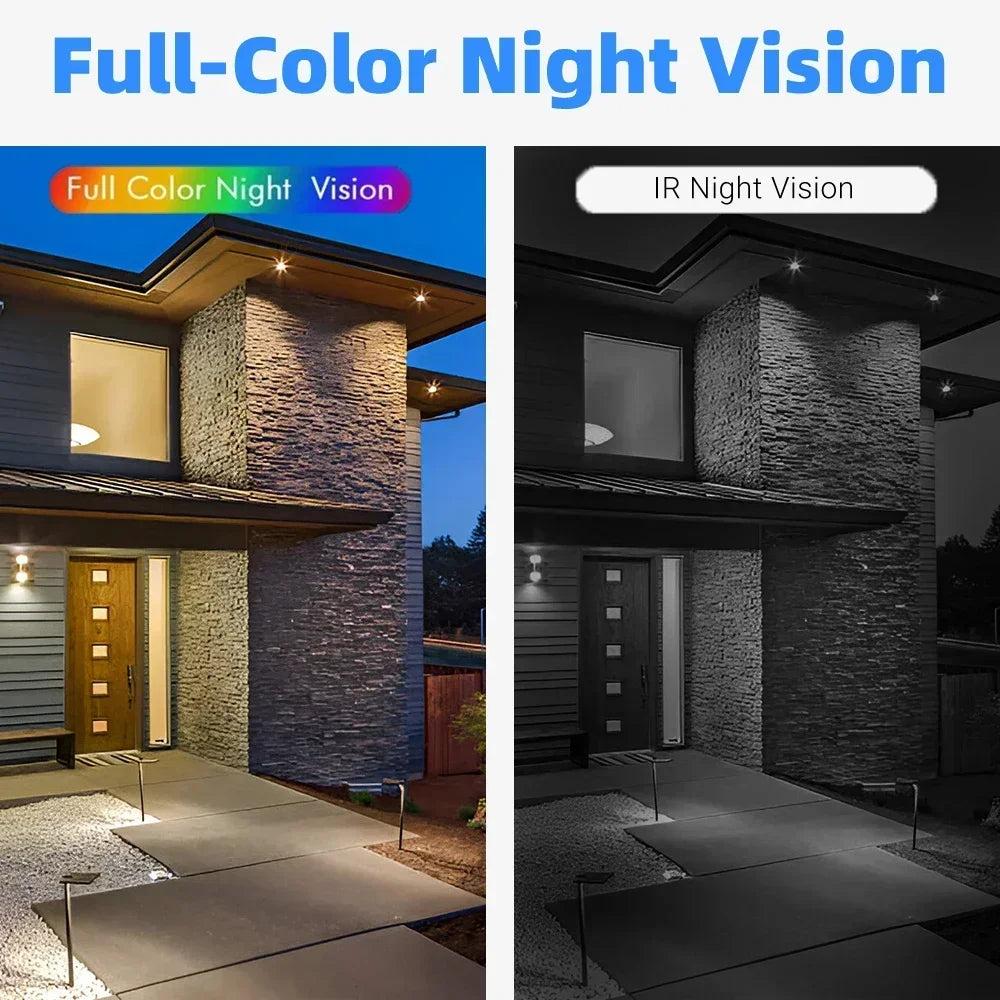 2K 5MP Solar & Battery Wireless Security Camera – Color Night Vision