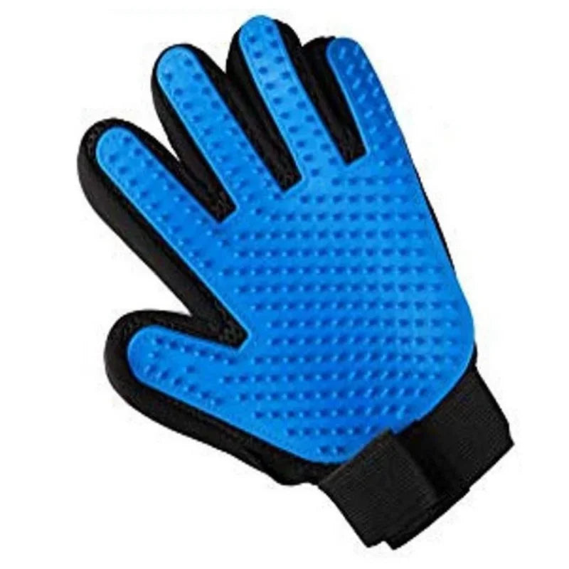 2-Sided Pet Grooming Glove – De-Shedding & Bathing Mitt