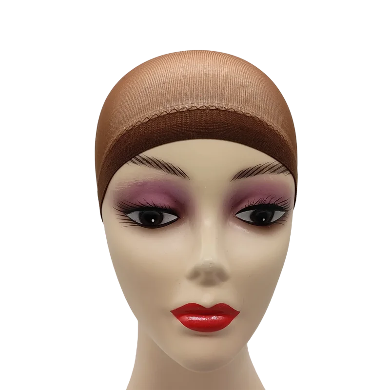 Stretch Mesh Dome Wig Cap – 2 Pack | Breathable Nylon | 6 Shades | Universal Fit