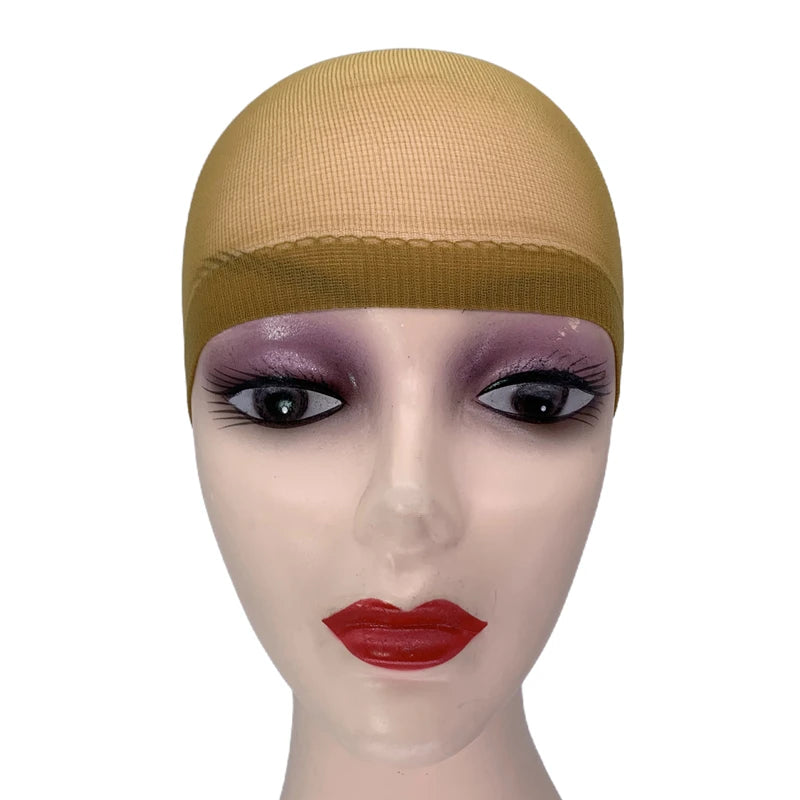 Stretch Mesh Dome Wig Cap – 2 Pack | Breathable Nylon | 6 Shades | Universal Fit