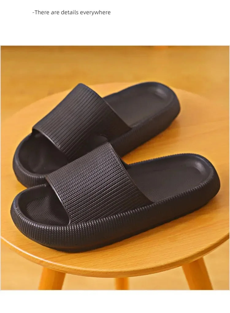 EVA Thick Sole Cloud Comfort Slippers – 4cm Cushioned Sole | Unisex | 11 Colors | Sizes 34–47