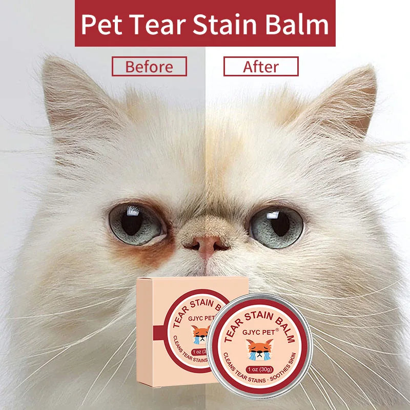 Pet Tear Stain Cleansing Balm for Dogs & Cats
