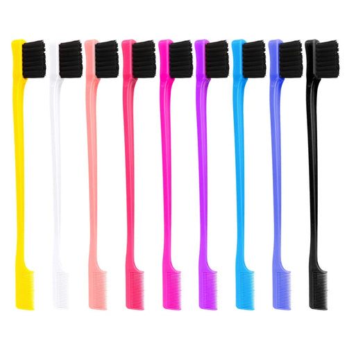 2-in-1 Double-Sided Edge Control Brush & Comb