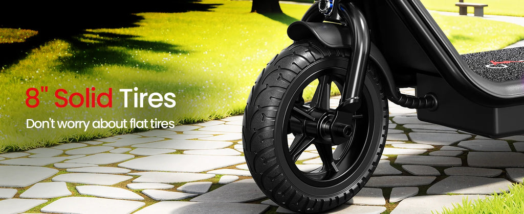Spacewalk Kids Folding Electric Scooter with Seat & Basket