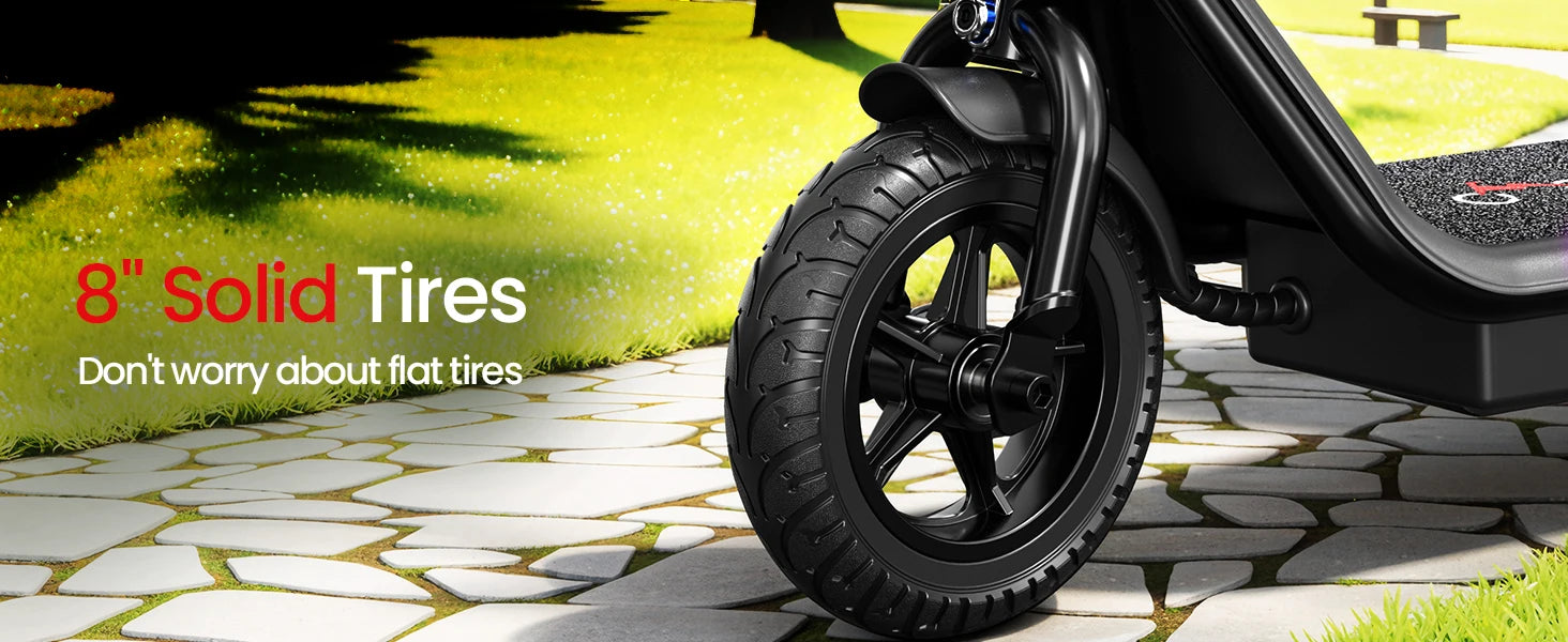Spacewalk Kids Folding Electric Scooter with Seat & Basket