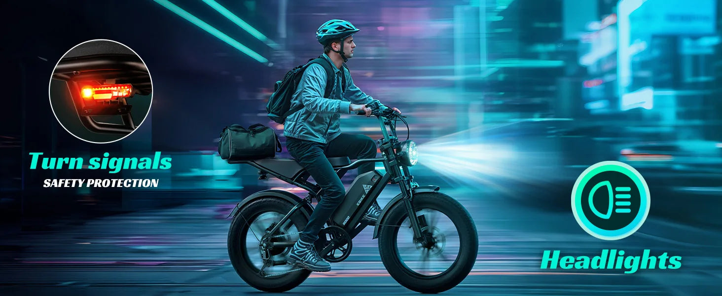 TST R002S 1500W Fat Tire Electric Bike – 28 MPH, 48V 15Ah Battery