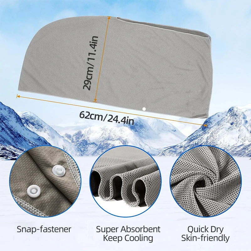 Evaporative Cooling Hood Towel for Sports & Fitness