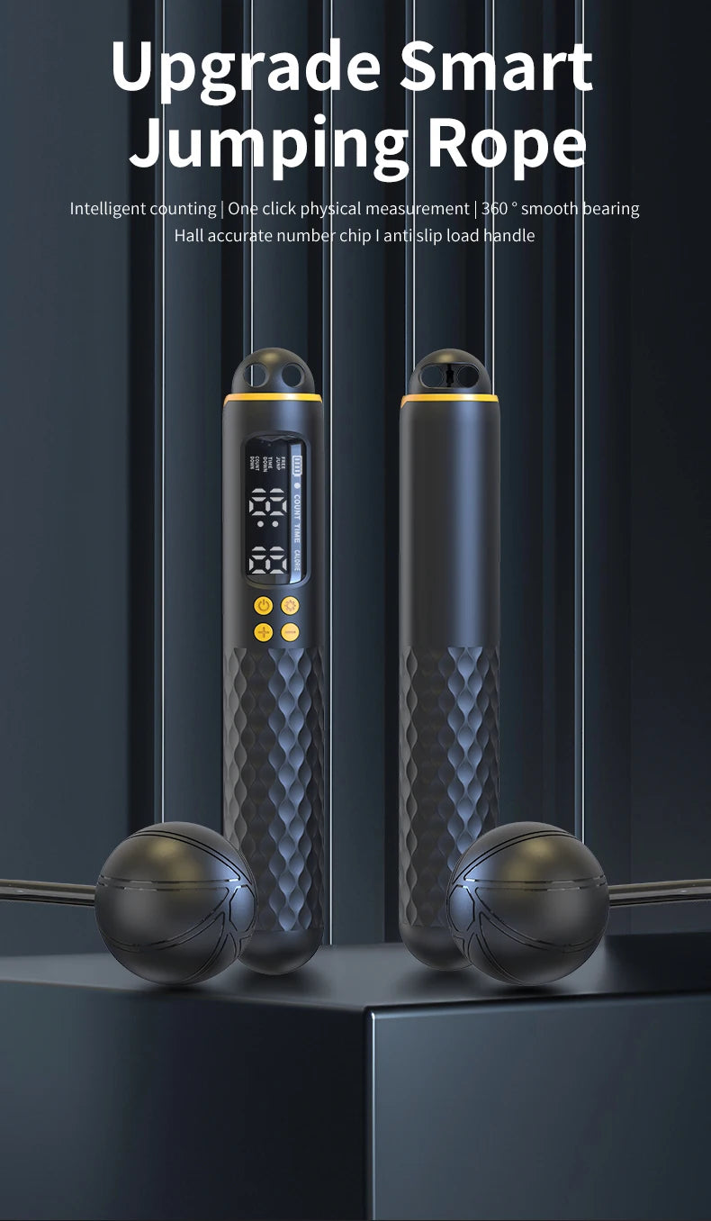 Rechargeable Digital Jump Rope with Calorie Counter