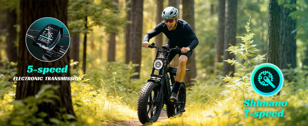 TST R002S 1500W Fat Tire Electric Bike – 28 MPH, 48V 15Ah Battery