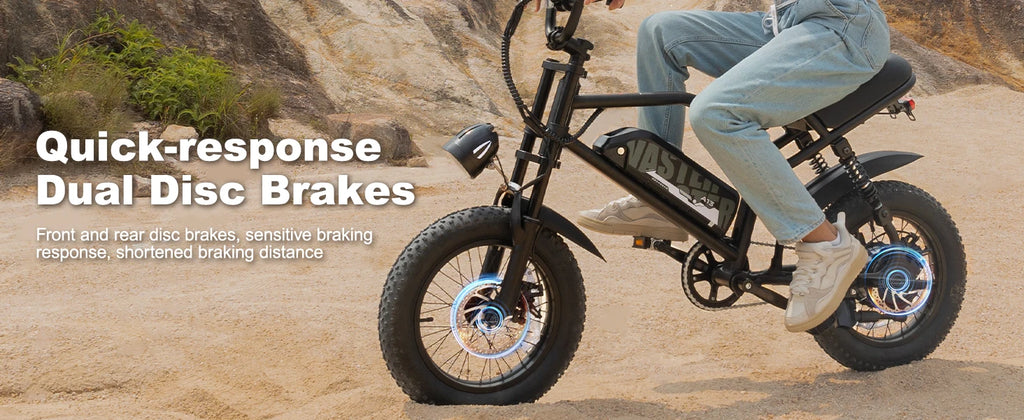 VDL 16-Inch Fat Tire Electric Bike – 800W Peak Motor