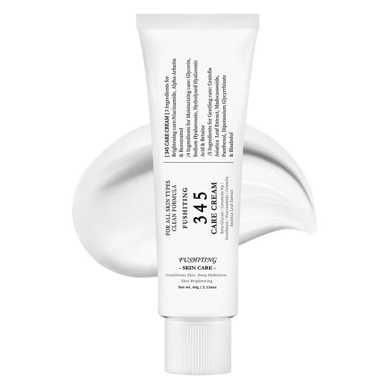 345 Korean Skincare – Moisturizing Face Cream, Eye Cream & Toner