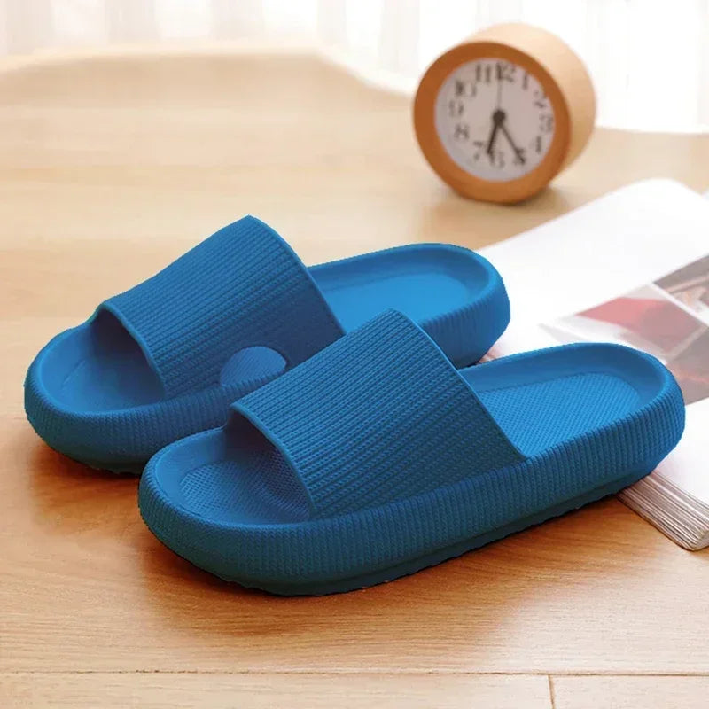 EVA Thick Sole Cloud Comfort Slippers – 4cm Cushioned Sole | Unisex | 11 Colors | Sizes 34–47