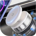 Vacuum Magnetic Car Phone Mount – 360° Rotation | Dual-Axis | Multi-Surface | Universal Smartphone Fit | Beige & Gray