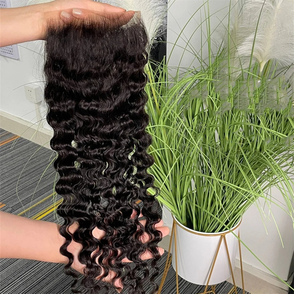 Millionaire Queen 3C4A Burmese Curly Human Hair | 100% Virgin Remy | Bundles, 13x4 HD Frontal & 4x4 HD Closure | 14–26 Inches