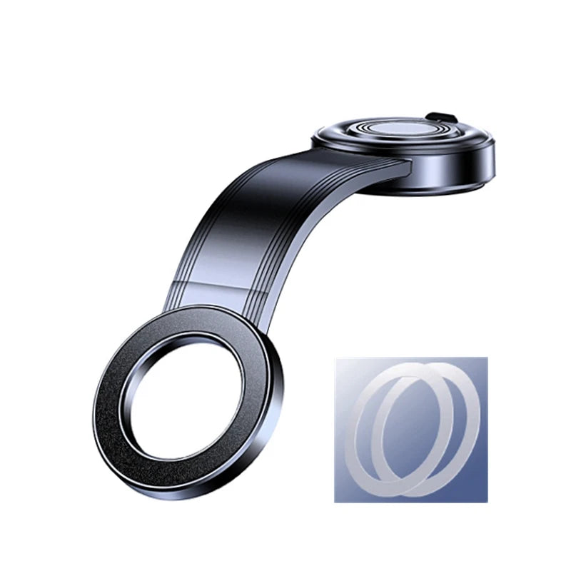 Magnetic Car Phone Mount – Bendable, Detachable, 360° Adjustable, Universal Dashboard Mount