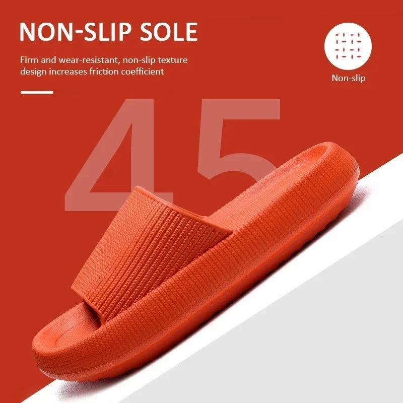 EVA Thick Sole Cloud Comfort Slippers – 4cm Cushioned Sole | Unisex | 11 Colors | Sizes 34–47