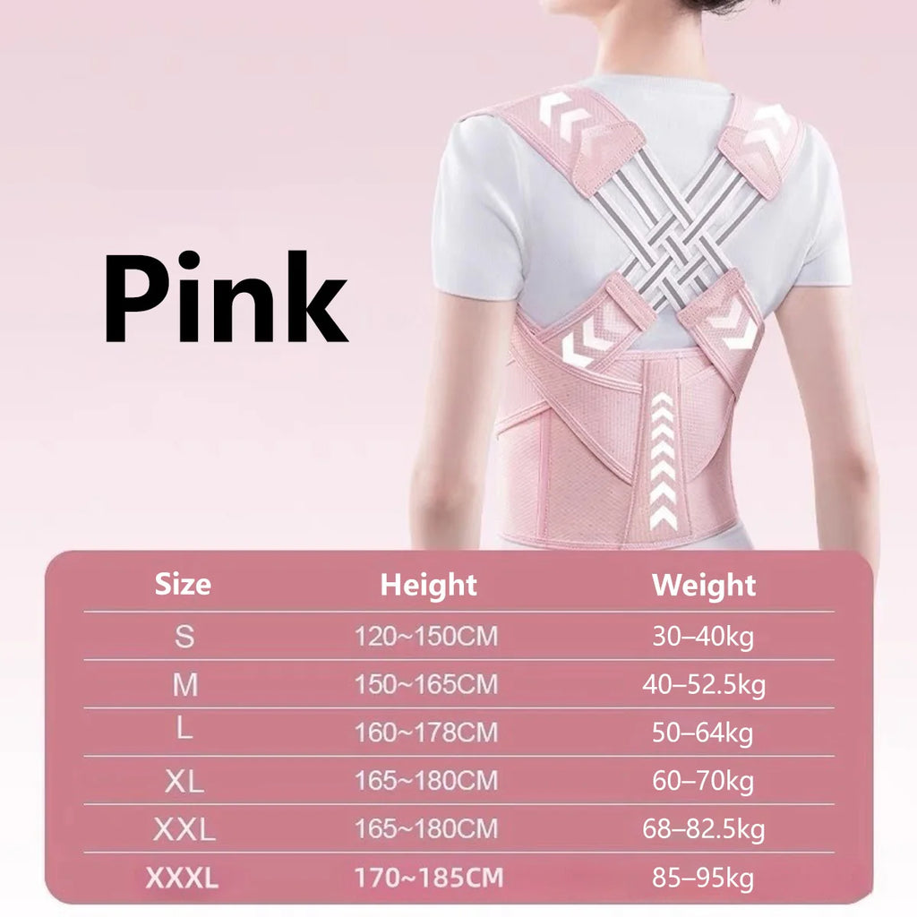 Adjustable Posture Support Belt – Unisex Back & Waist Brace