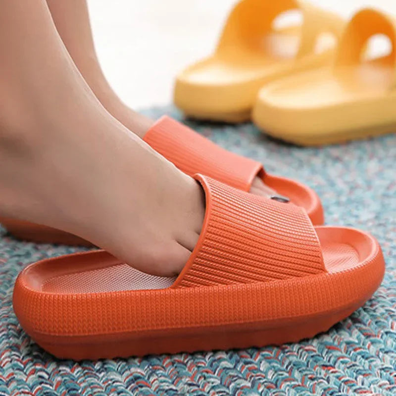 EVA Thick Sole Cloud Comfort Slippers – 4cm Cushioned Sole | Unisex | 11 Colors | Sizes 34–47