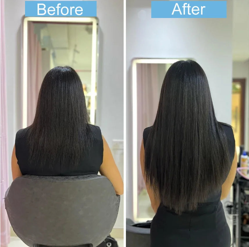 Brazilian Remy Kinky Straight Clip-In Hair Extensions – 100% Human Hair | Natural Color | 120g & 240g | 14"-26"