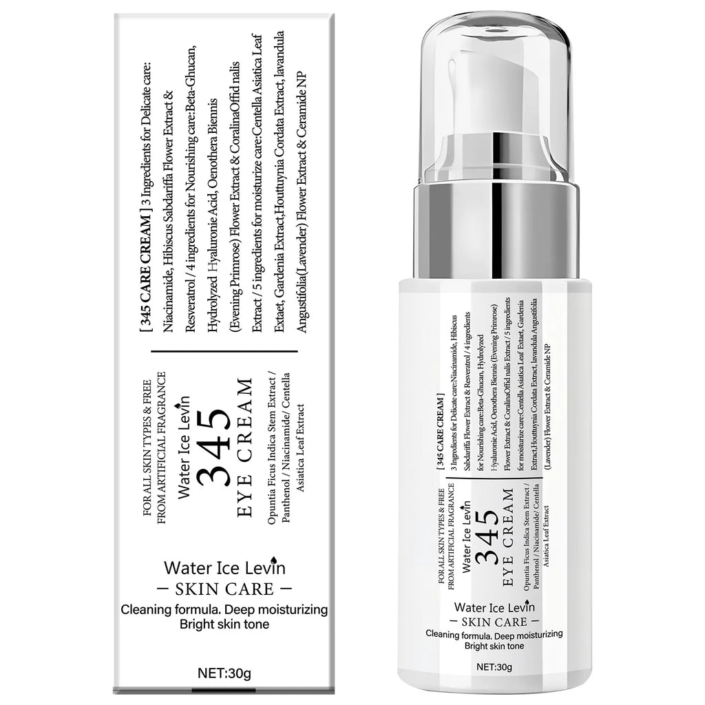 345 Skincare – Moisturizing Face Cream, Eye Cream & Toner