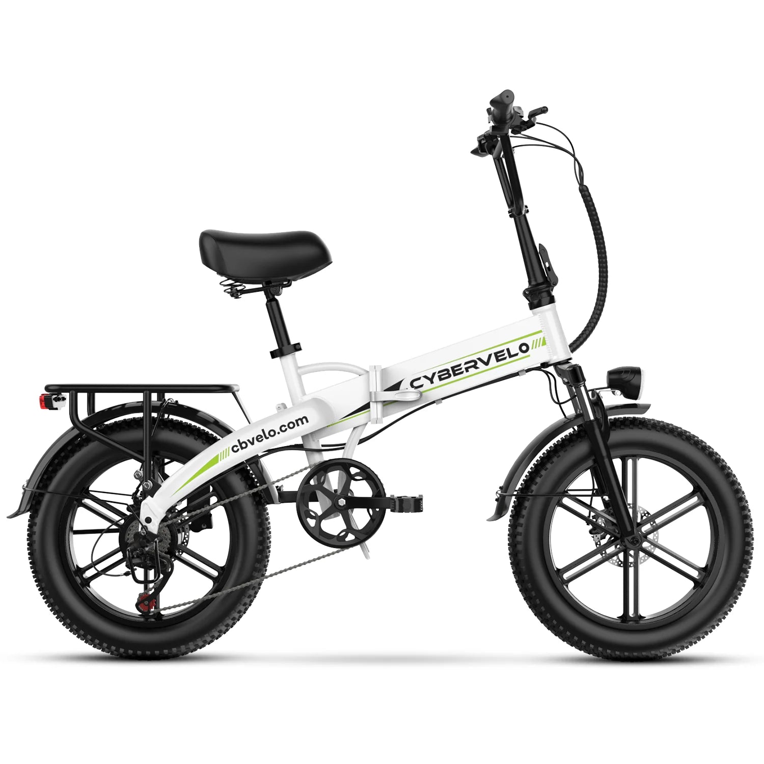 Cybervelo Foldable Fat Tire Electric Bike – 1000W
