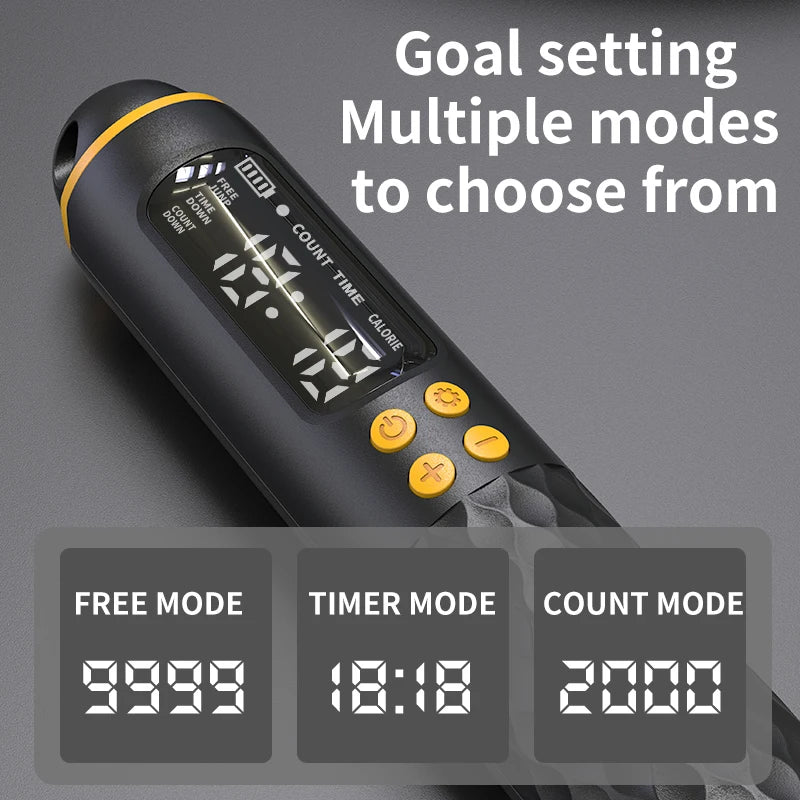 Rechargeable Digital Jump Rope with Calorie Counter