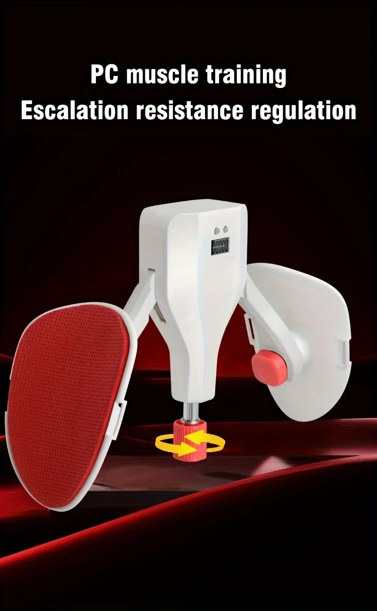 Adjustable Pelvic Floor & Inner-Thigh Exercise Trainer with Display