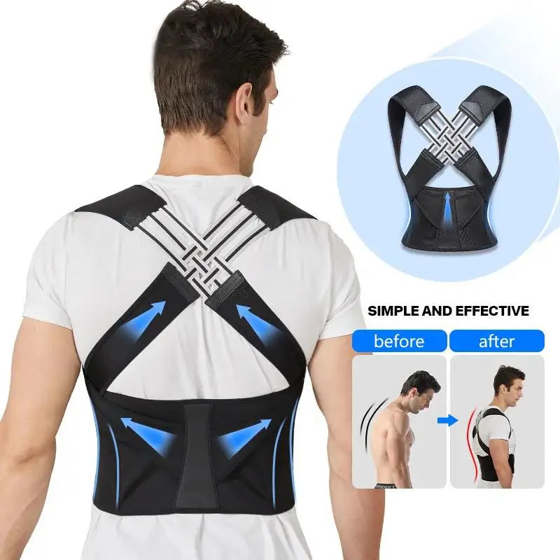 Adjustable Posture Support Belt – Unisex Back & Waist Brace