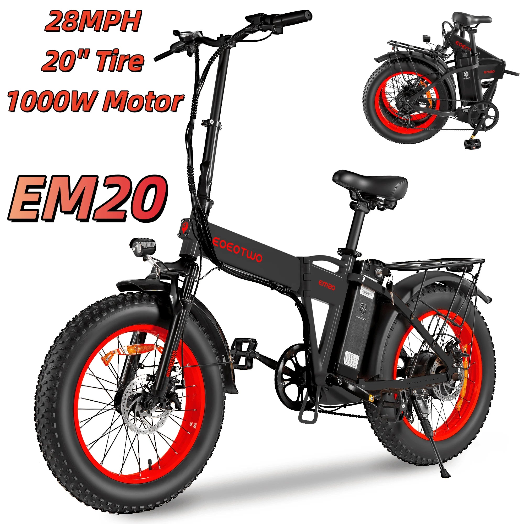 1500W Fat Tire Electric Mountain Bike – 48V 15Ah Battery