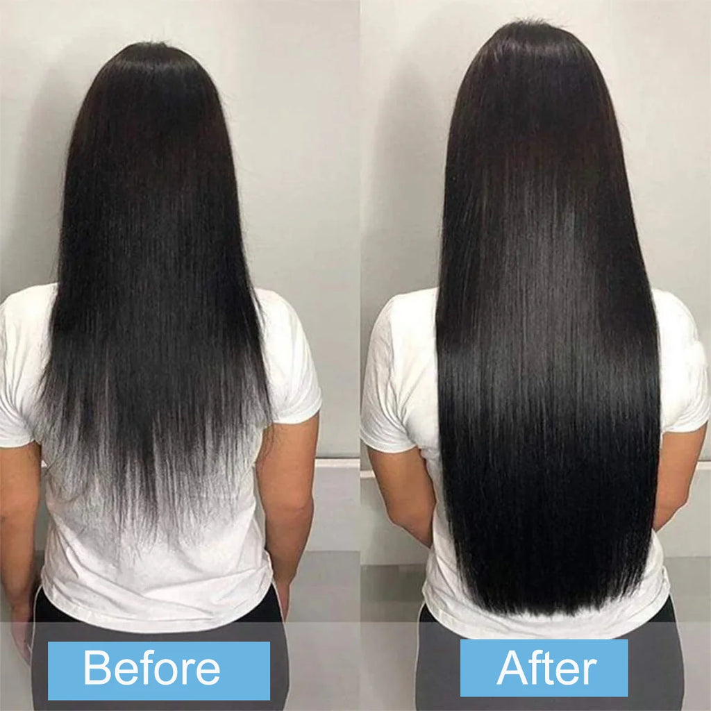 Brazilian Remy Kinky Straight Clip-In Hair Extensions – 100% Human Hair | Natural Color | 120g & 240g | 14"-26"