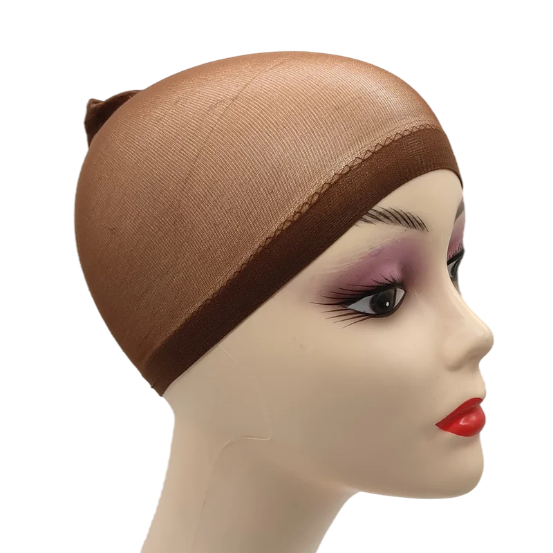 Stretch Mesh Dome Wig Cap – 2 Pack | Breathable Nylon | 6 Shades | Universal Fit