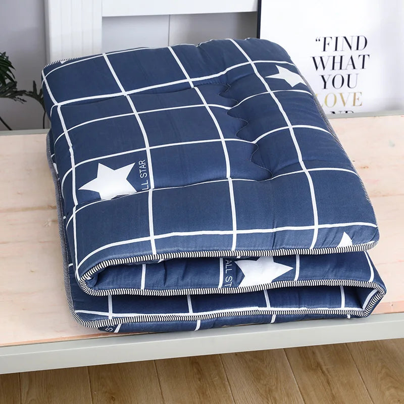 Thick Foldable Mattress Topper – Breathable Soft Bed Pad