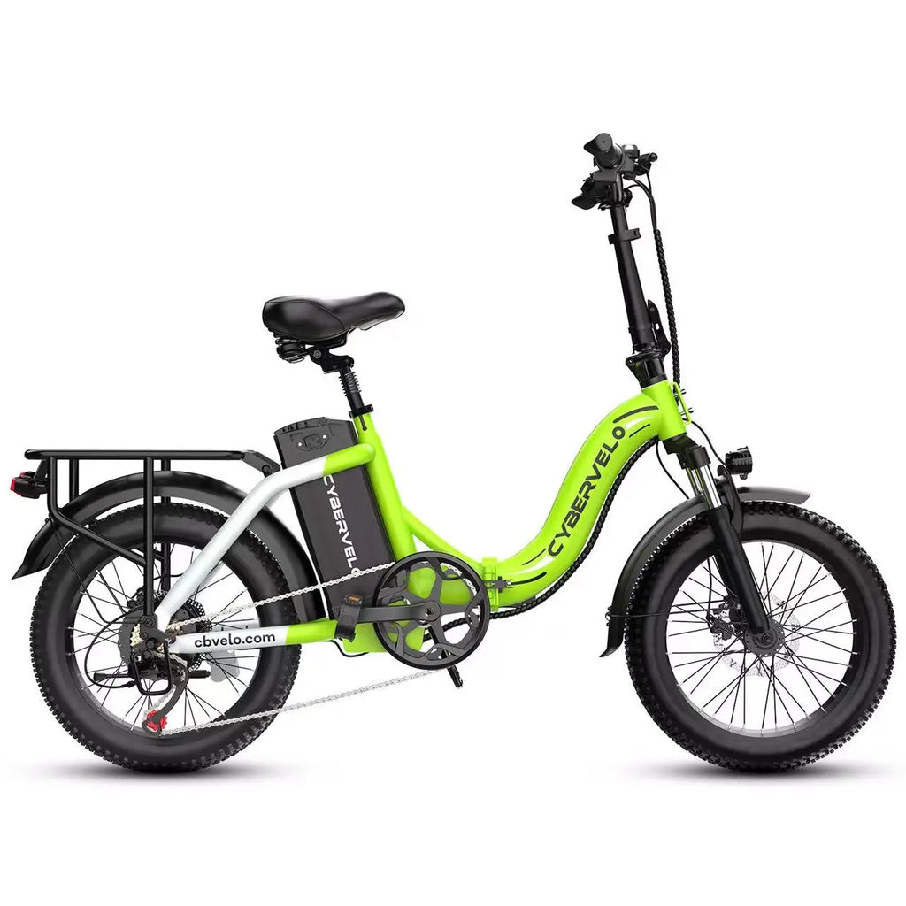 Cybervelo Foldable Fat Tire Electric Bike – 1000W