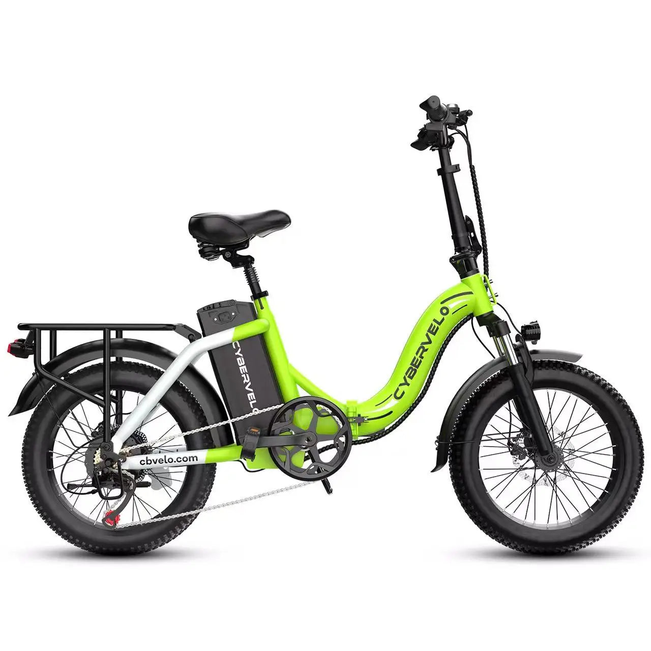 Cybervelo Foldable Fat Tire Electric Bike – 1000W