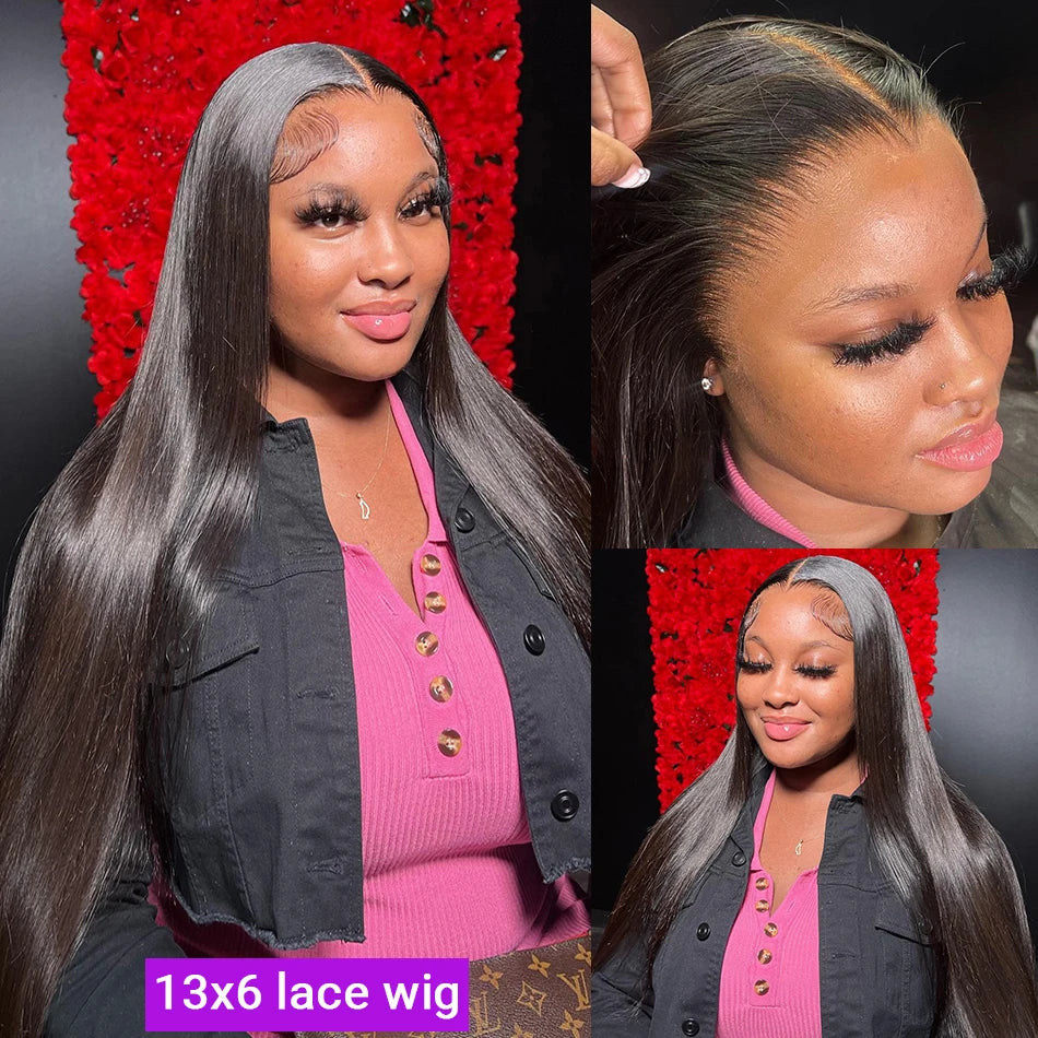 Straightwave HD Lace Front Wig – 100% Brazilian Remy Hair | 13x4 & 13x6 | 150% 180% & 250% Density | 18-40 Inch