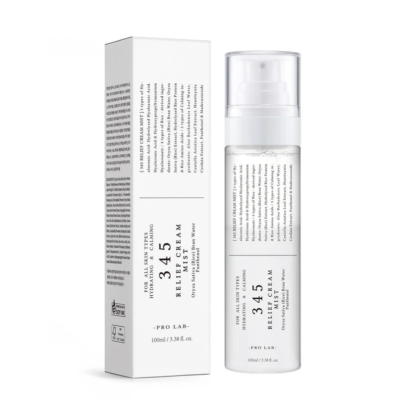 345 Korean Skincare – Moisturizing Face Cream, Eye Cream & Toner
