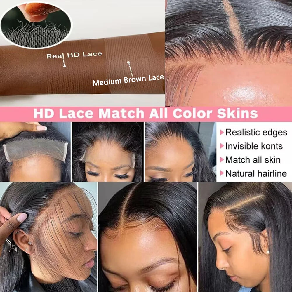 HD Lace Frontal Wig - 13x6/13x4/4x4 Transparent Lace Human Hair Wig