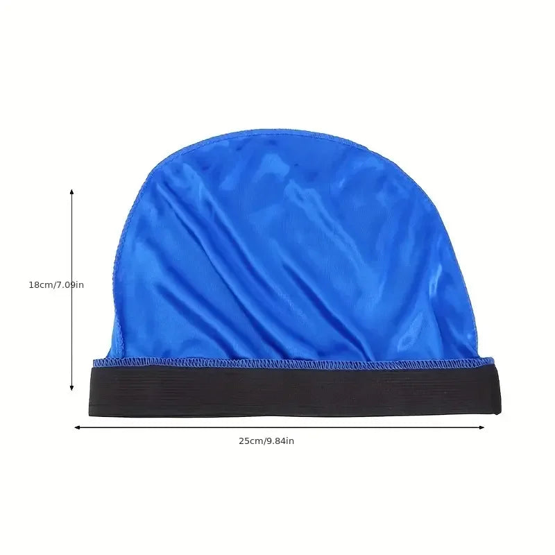 Silky Durag Wave Cap & Satin Bonnet – Long Tail | Unisex | 7 Colors | One Size