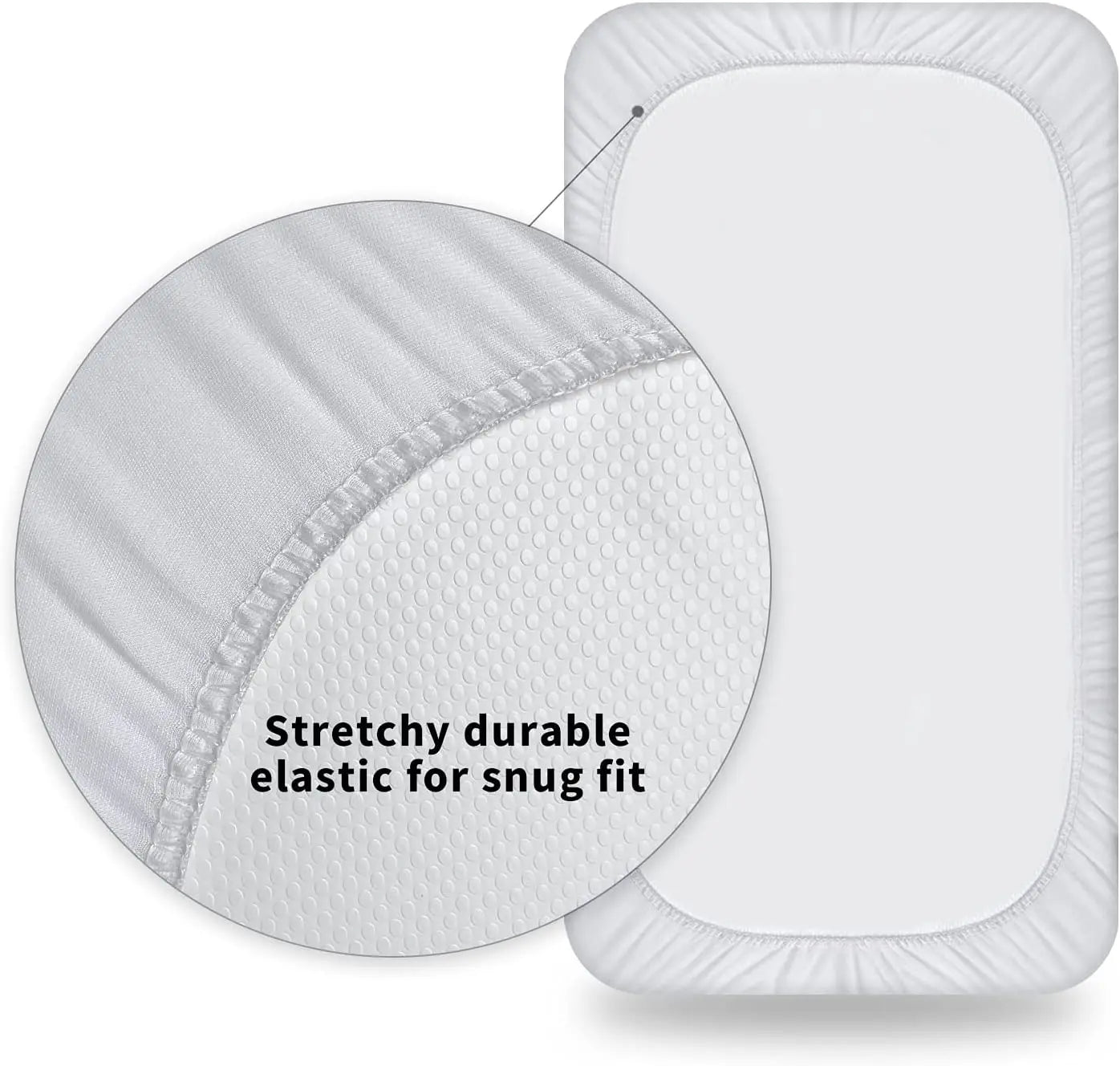 Waterproof Baby Crib Mattress Protector – Fitted & Breathable
