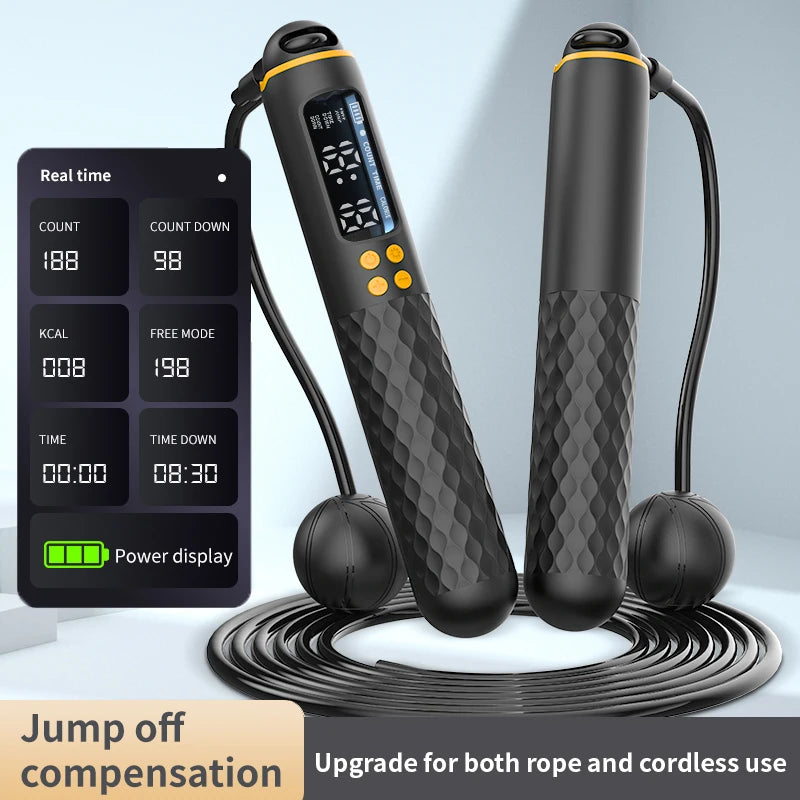 Rechargeable Digital Jump Rope with Calorie Counter