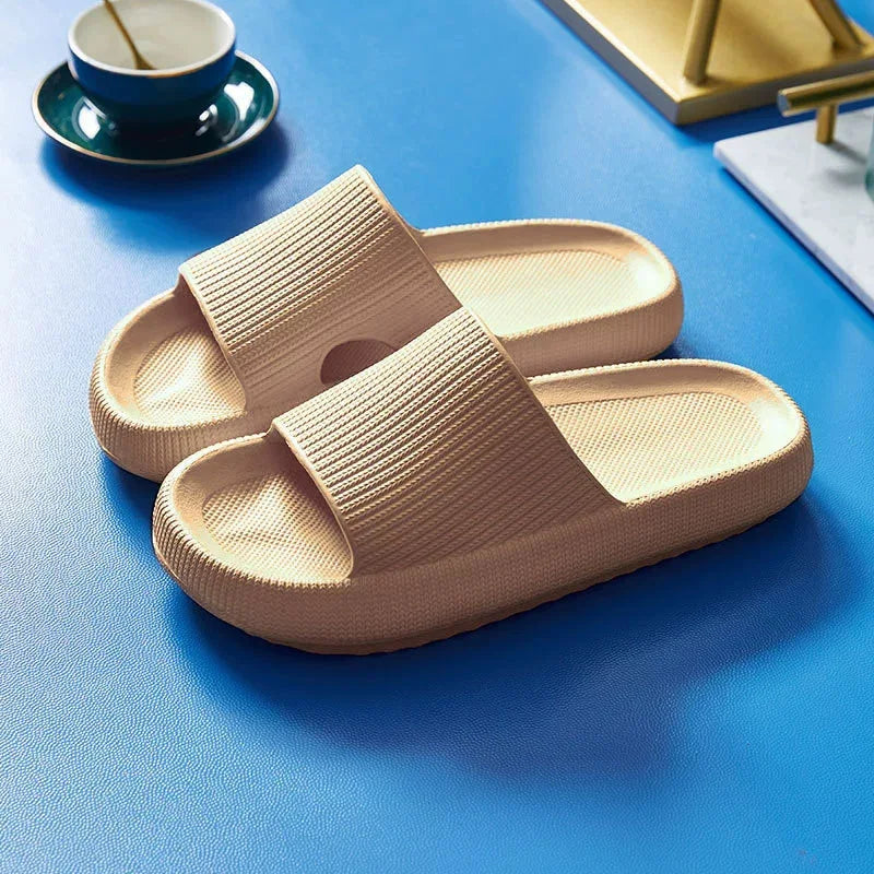 EVA Thick Sole Cloud Comfort Slippers – 4cm Cushioned Sole | Unisex | 11 Colors | Sizes 34–47