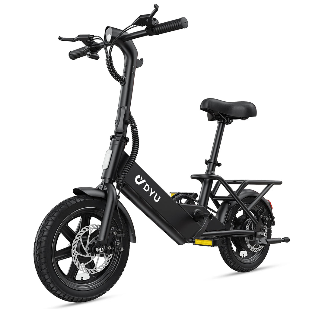 DYU C3 14-Inch Electric Bike – 500W Peak Motor, 36V 7.8Ah Battery