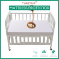 Waterproof Baby Crib Mattress Protector – Fitted & Breathable
