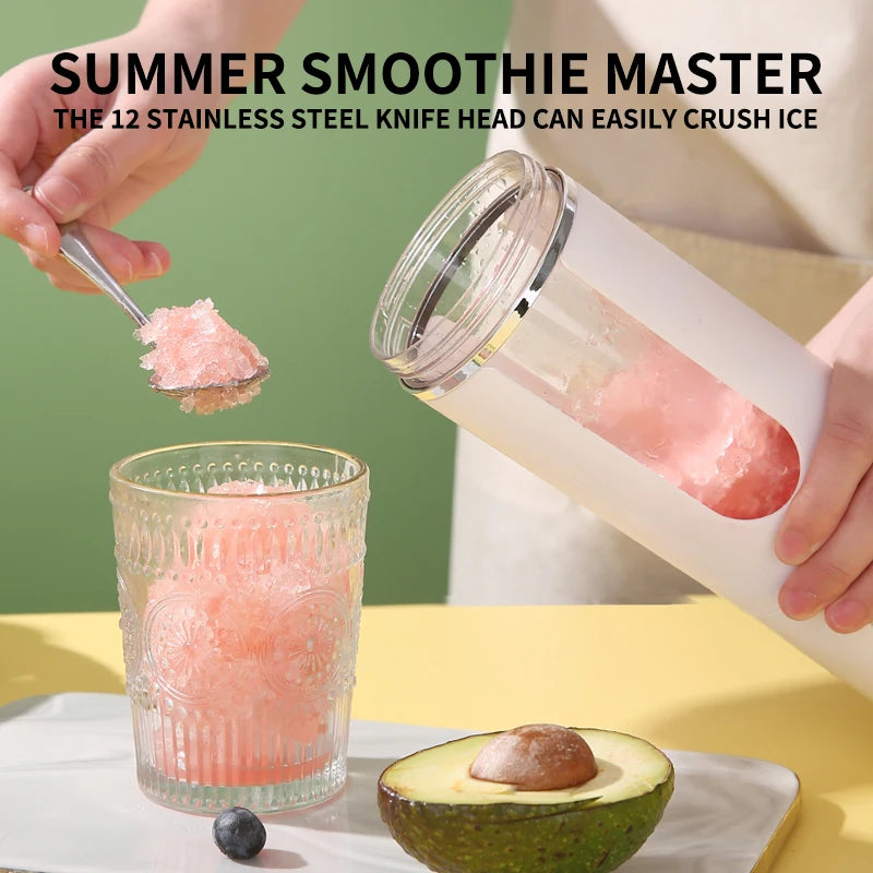 Portable USB Rechargeable Juicer Blender – Smoothies, Milkshakes & Fruit Juice
